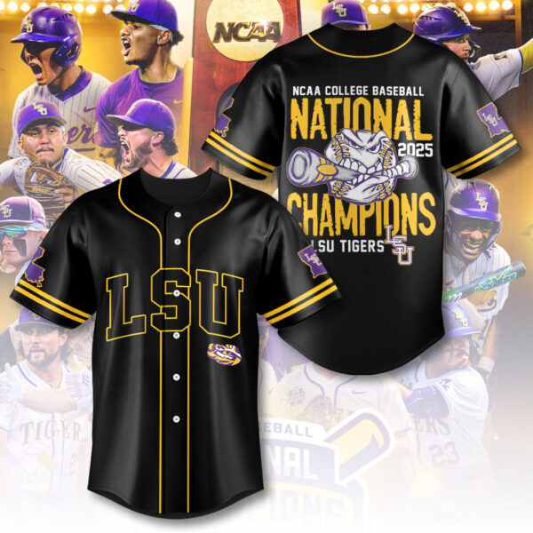 LSU Tigers Baseball Baseball Jersey - NGHIAVT 2973