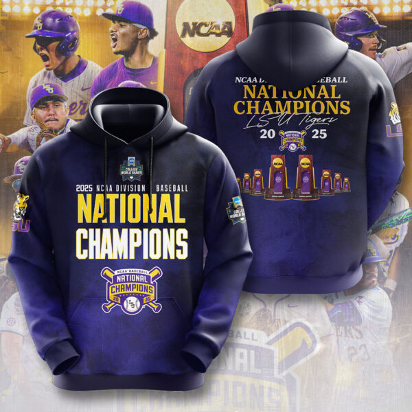 LSU Tigers Baseball 3D Apparel - NGHIAVT 2975