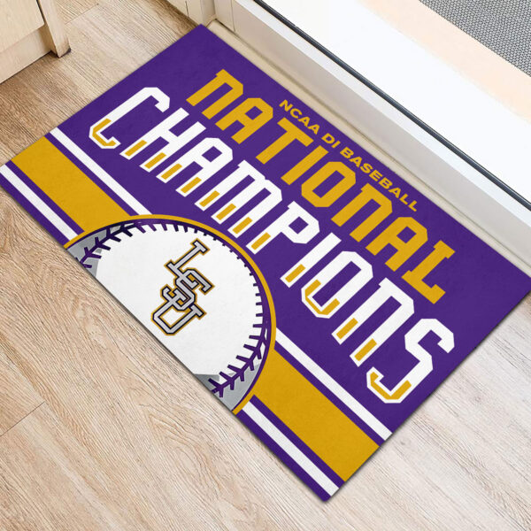 LSU Tigers Baseball Foldable Doormat - NGHIAVT 2977