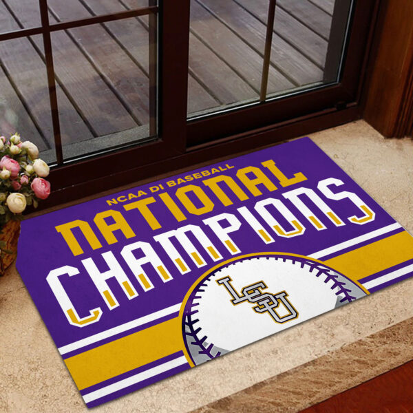 LSU Tigers Baseball Foldable Doormat - NGHIAVT 2977