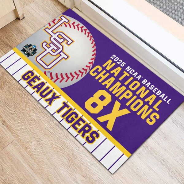 LSU Tigers Baseball Foldable Doormat - NGHIAVT 2978