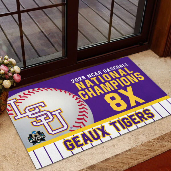 LSU Tigers Baseball Foldable Doormat - NGHIAVT 2978