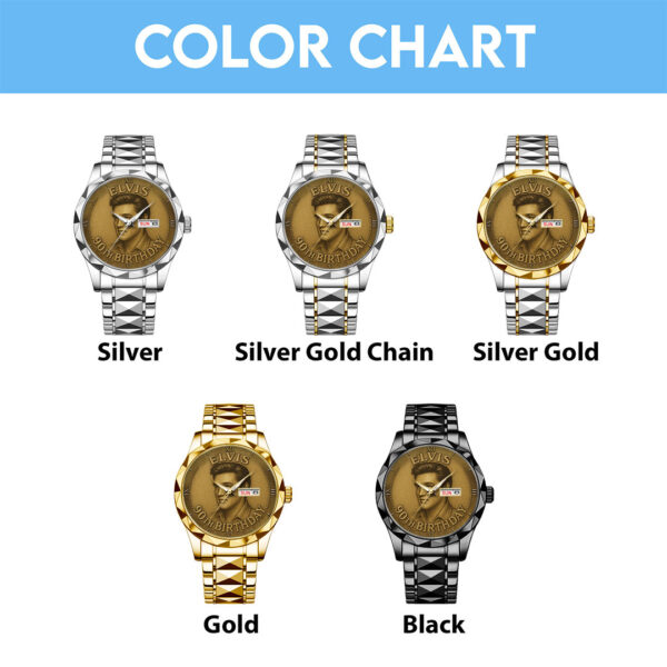 Elvis Presley Alloy Luxury Quartz Watch - NGHIAVT 3002