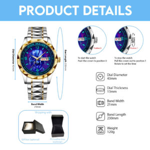 IRMA Alloy Luxury Quartz Watch - NGHIAVT 3068