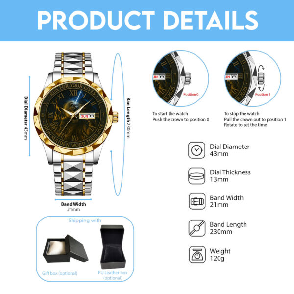 IRMA Alloy Luxury Quartz Watch - NGHIAVT 3069