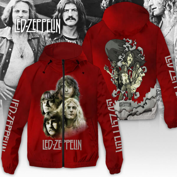 Led Zeppelin 3D Windbreaker Jacket - NGHIAVT 3083.4