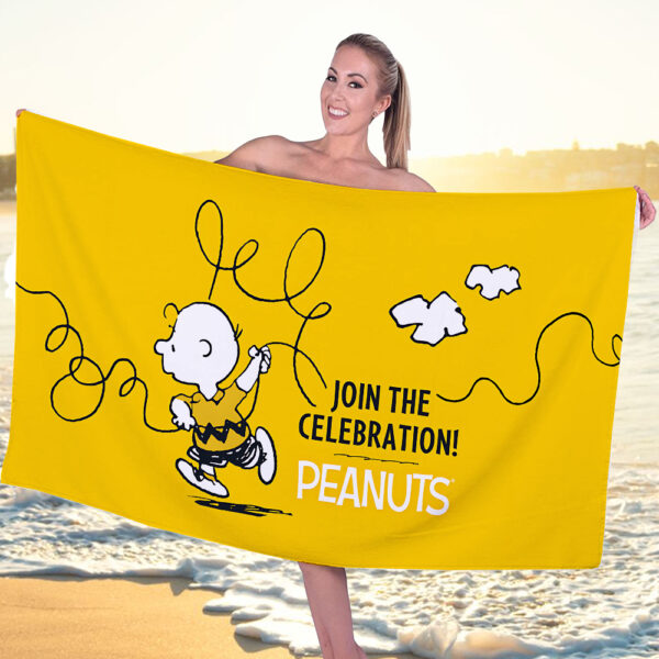 Peanuts Snoopy Rectangle Beach Towel - NGHIAVT 3176
