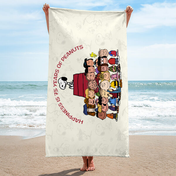 Peanuts Snoopy Rectangle Beach Towel - NGHIAVT 3178