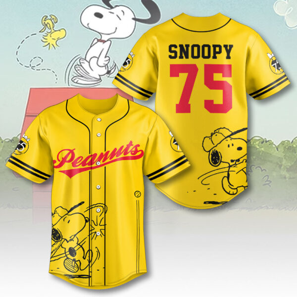 Peanuts Snoopy Baseball Jersey - NGHIAVT 3181