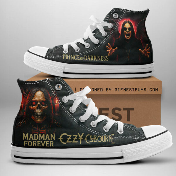 Ozzy Osbourne High Top Canvas Shoes - NGHIAVT 3238.6