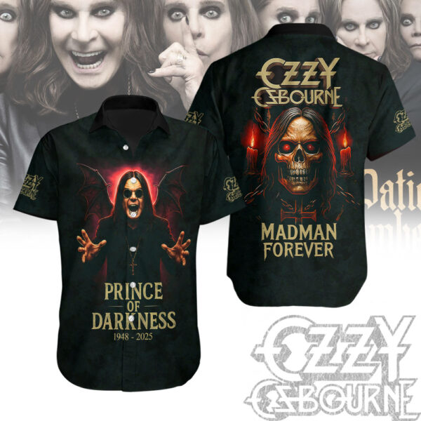 Ozzy Osbourne Short Sleeve Dress Shirt – NGHIAVT 3238.7