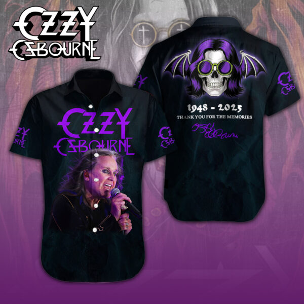 Ozzy Osbourne Short Sleeve Dress Shirt – NGHIAVT 3249.7