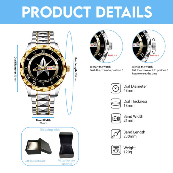 Star Trek Alloy Luxury Quartz Watch - NGHIAVT 3253