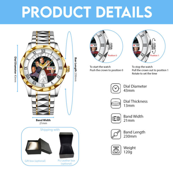 Star Trek Alloy Luxury Quartz Watch - NGHIAVT 3255