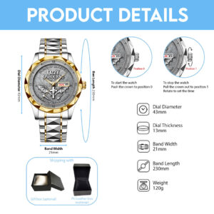 Ozzy Osbourne Alloy Luxury Quartz Watch - NGHIAVT 3292
