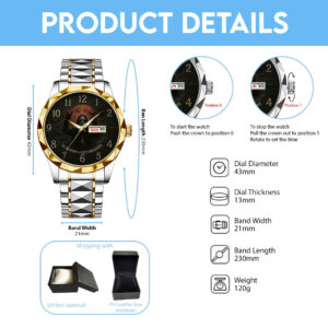 Ozzy Osbourne Alloy Luxury Quartz Watch - NGHIAVT 3297