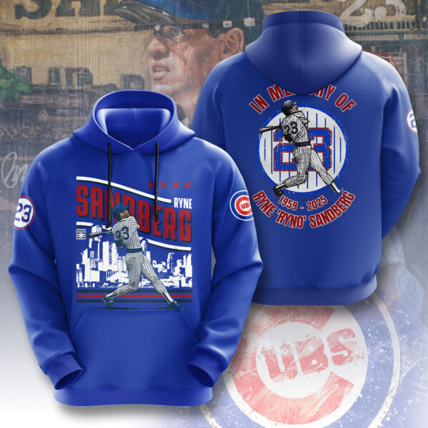 Chicago Cubs x Ryne Sandberg 3D Apparel - NGHIAVT 3366