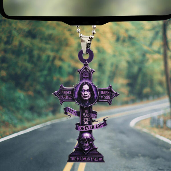 Ozzy Osbourne Custom Shape 1-sided Acrylic Car Ornament - TMTHU 035