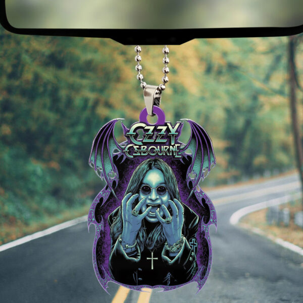 Ozzy Osbourne Custom Shape 1-sided Acrylic Car Ornament - TMTHU 096