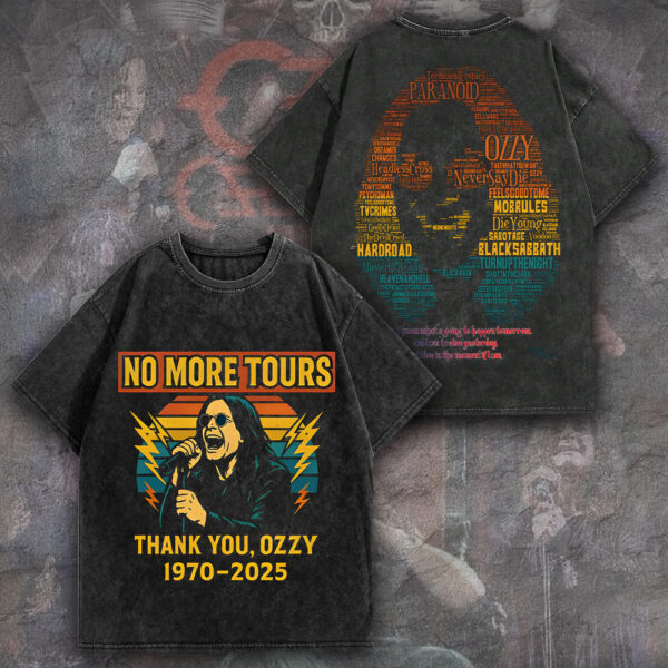 Ozzy Osbourne 2D Acid Washed Cotton Shirt - TMTHU 022