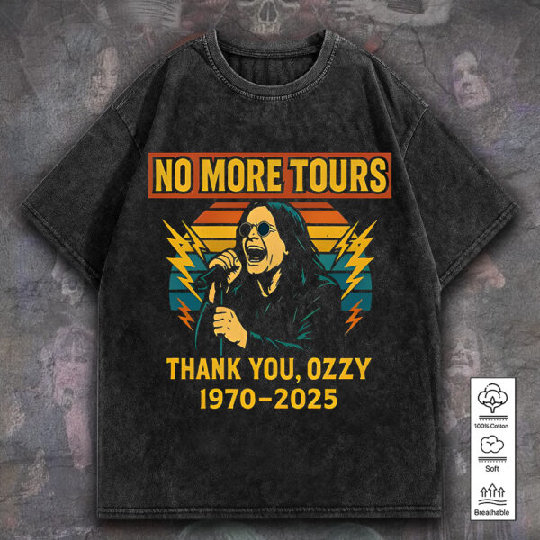 Ozzy Osbourne 2D Acid Washed Cotton Shirt - TMTHU 022