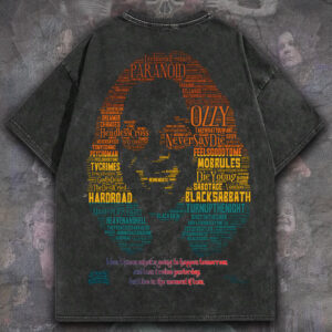 Ozzy Osbourne 2D Acid Washed Cotton Shirt - TMTHU 022