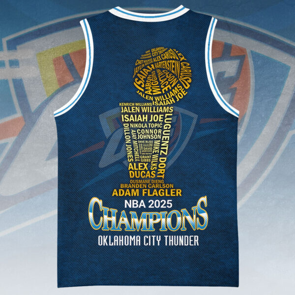 Oklahoma City Thunder Basketball Jersey - HOATT 11754