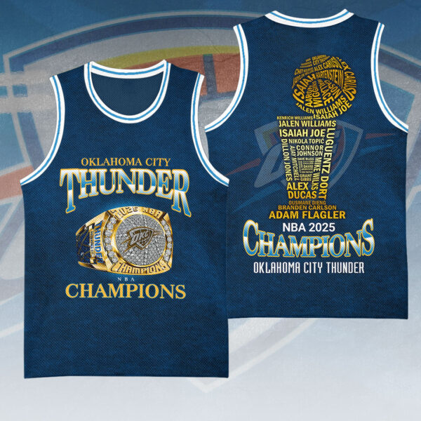 Oklahoma City Thunder Basketball Jersey - HOATT 11754