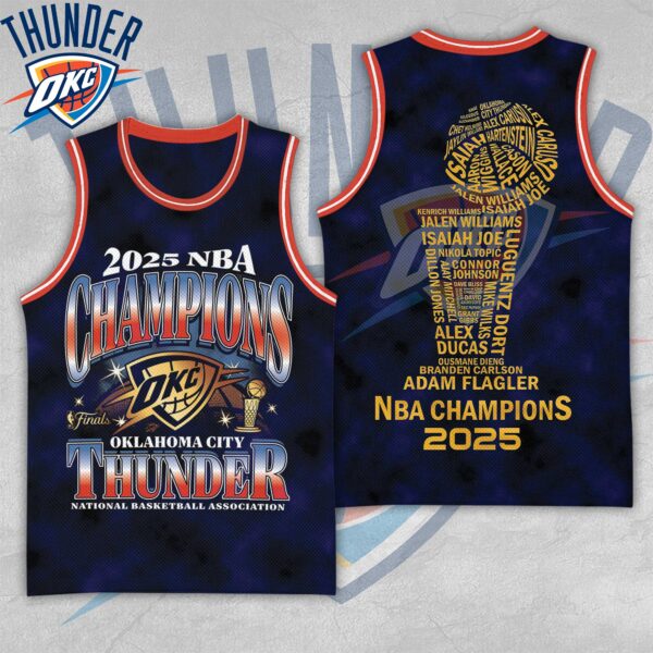 Oklahoma City Thunder Basketball Jersey - MAITM 11952