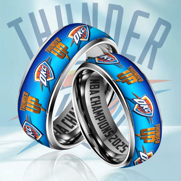 Oklahoma City Thunder Custom Alloy Ring - MAITM 11941