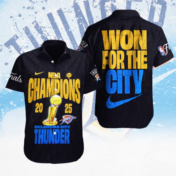 Oklahoma City Thunder Short Sleeve Dress Shirt – MAITM 12151
