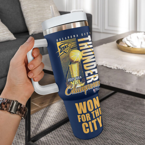 Oklahoma City Thunder 40oz Stanley Tumbler - MAITM 12190