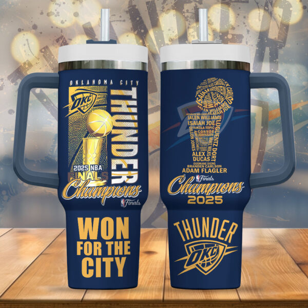 Oklahoma City Thunder 40oz Stanley Tumbler - MAITM 12190
