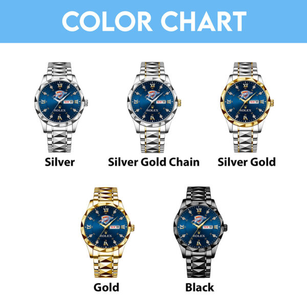 Oklahoma City Thunder x Rolex Alloy Luxury Quartz Watch - MAITM 11912