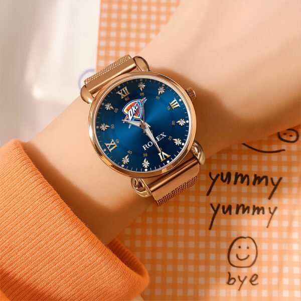Oklahoma City Thunder x Rolex Mesh Strap Quartz Watch - MAITM 12109