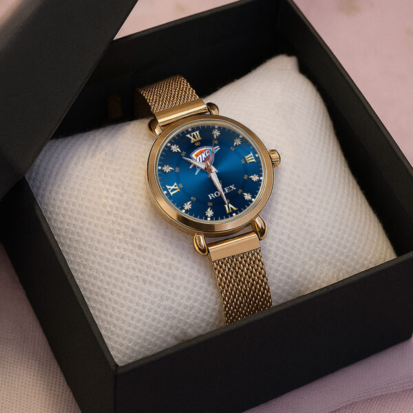 Oklahoma City Thunder x Rolex Mesh Strap Quartz Watch - MAITM 12109