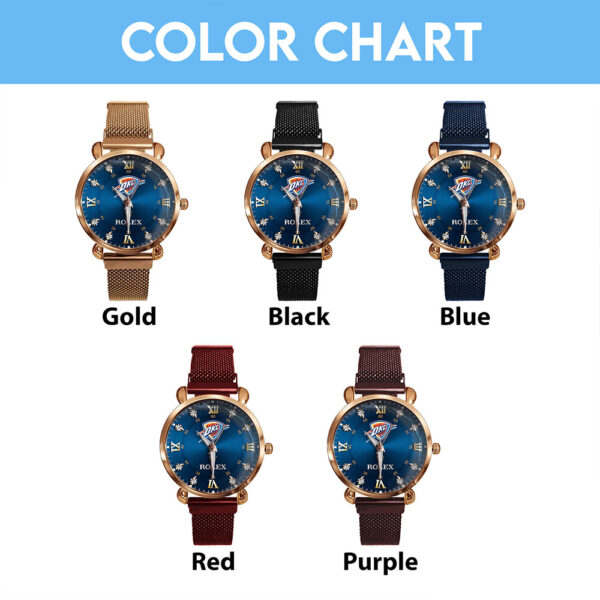 Oklahoma City Thunder x Rolex Mesh Strap Quartz Watch - MAITM 12109