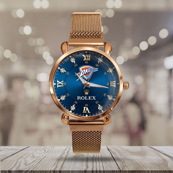 Oklahoma City Thunder x Rolex Mesh Strap Quartz Watch - MAITM 12109
