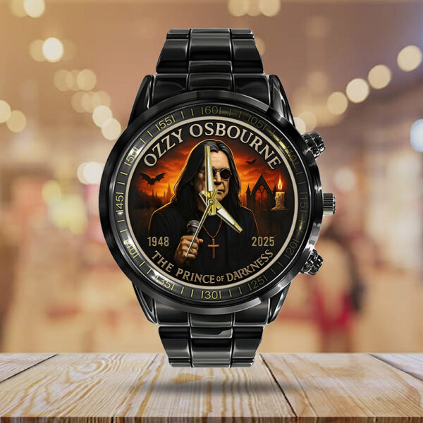 Ozzy Osbourne Black Stainless Steel Watch - MAITM 12240