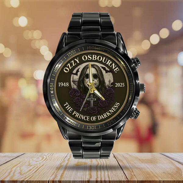 Ozzy Osbourne Black Stainless Steel Watch - MAITM 12252