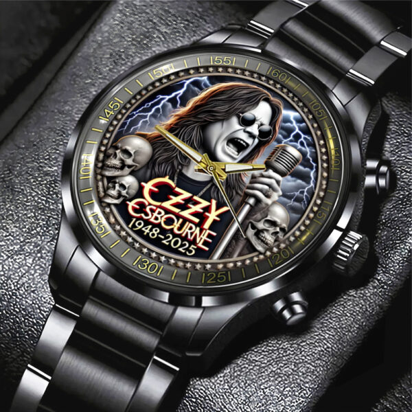 Ozzy Osbourne Black Stainless Steel Watch - MAITM 12272