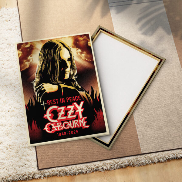 Ozzy Osbourne Rectangle Canvas With Inner Frame - MAITM 12231