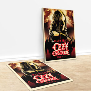 Ozzy Osbourne Rectangle Canvas With Inner Frame - MAITM 12231