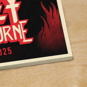 Ozzy Osbourne Rectangle Canvas With Inner Frame - MAITM 12231