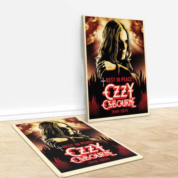 Ozzy Osbourne Rectangle Canvas With Inner Frame - MAITM 12231