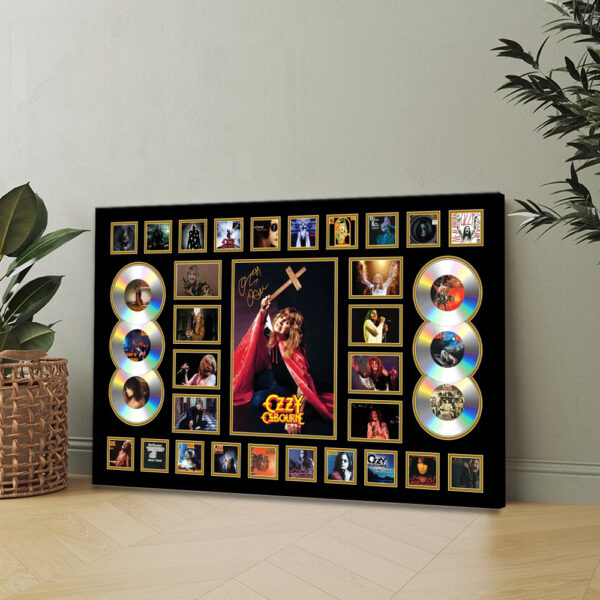 Ozzy Osbourne Rectangle Canvas With Inner Frame - MAITM 12265