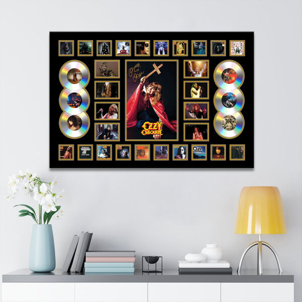 Ozzy Osbourne Rectangle Canvas With Inner Frame - MAITM 12265