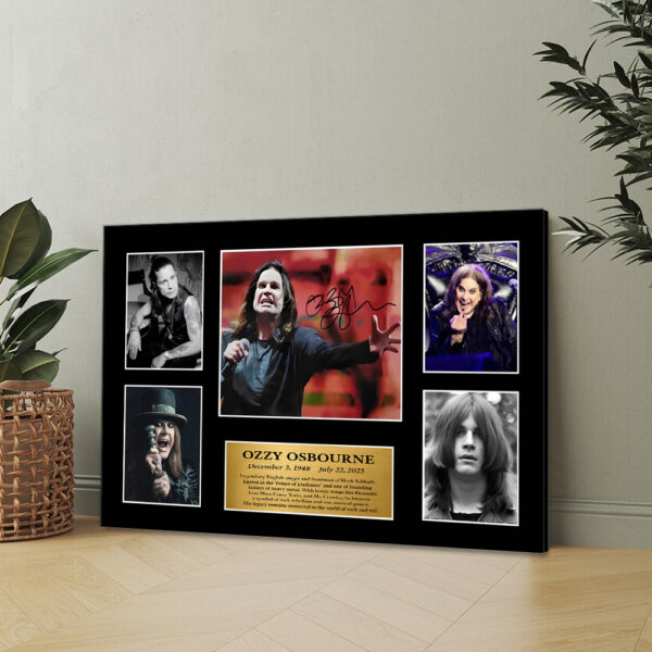 Ozzy Osbourne Rectangle Canvas With Inner Frame - MAITM 12340