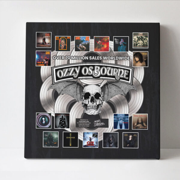 Ozzy Osbourne Square Canvas With Inner Frame - TANTN 14794