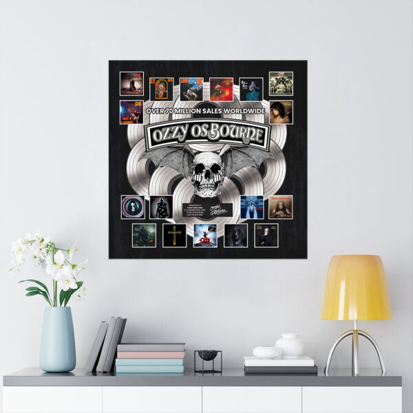 Ozzy Osbourne Square Canvas With Inner Frame - TANTN 14794